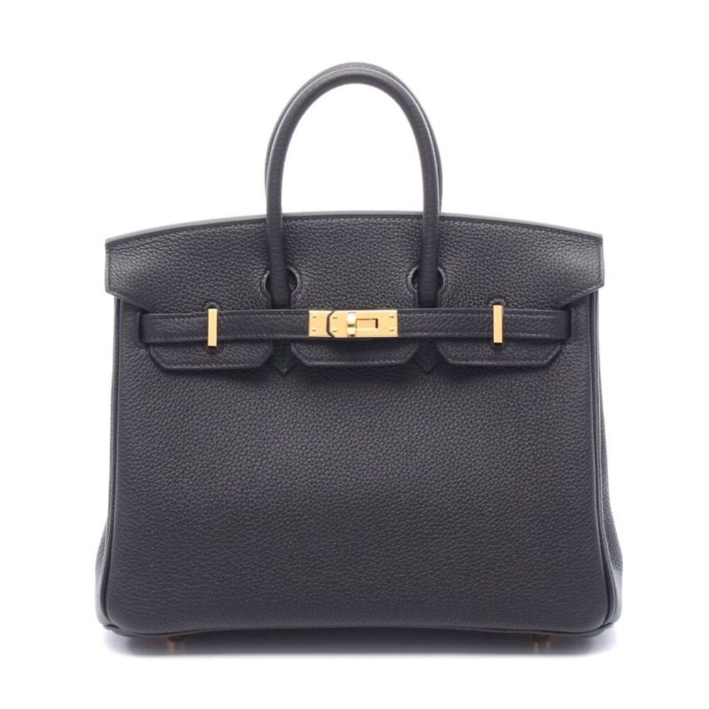 Hermes Birkin 25 Togo Handbag Black